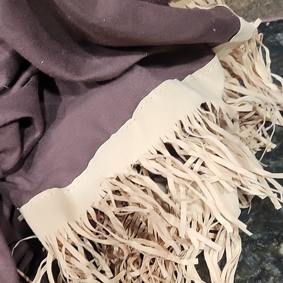 Native American Indian Style Brown Costume for Kids Size Medium - Picture 6 of 11